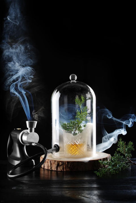 Glasglosche mit Lüftungsöffnung, HENDI, Cocktail-Glosche, ⌀130x(H)282mm