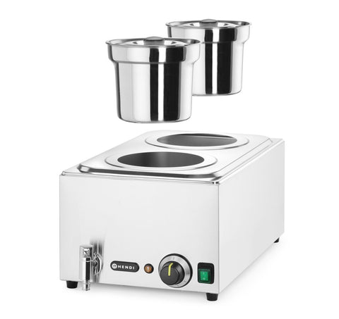 Set: Bain-Marie Ranger + 2x 4L Container mit Deckel