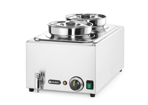 Set: Bain-Marie Ranger + 2x 4L Container mit Deckel