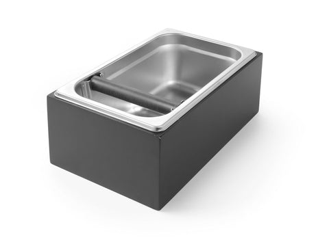 Kaffeesatz-Abklopfbehälter