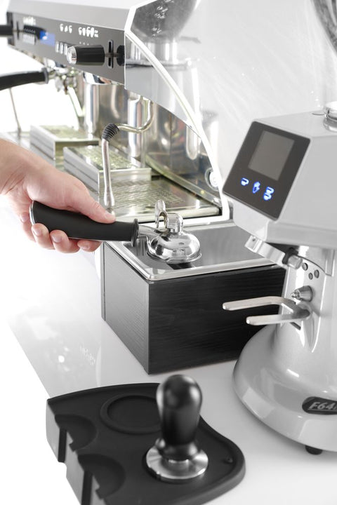 Kaffeesatz-Abklopfbehälter