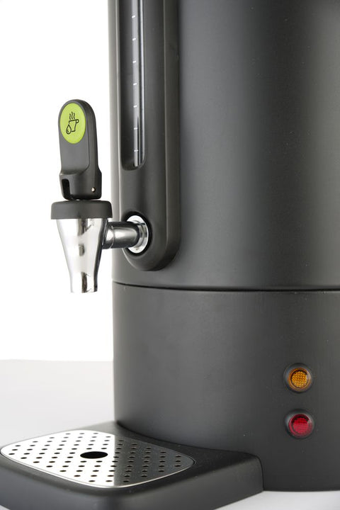 Heißgetränkekessel UNIQ, HENDI, designed by Robert Bronwasser, 9L, Schwarz, 220-240V/950W, 307x330x(H)450mm