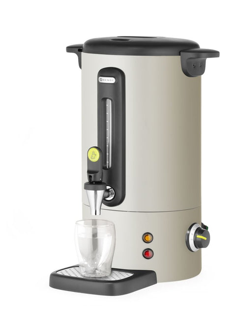 Heißgetränkekessel UNIQ, HENDI, designed by Robert Bronwasser, 9L, cremeweiß, 220-240V/950W, 307x330x(H)450mm