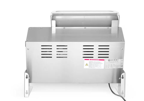 Spiralteigknetmaschine mit fixer Schüssel und 2 Geschwindigkeitsstufen - 48 L, HENDI, 128 kg/h, 48L, 400V/2200W, 480x805x(H)850mm