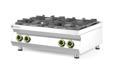 Gasherd Kitchen Line - 4 Kochfelder, Table-Top