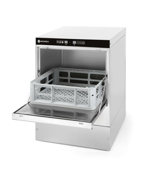 Geschirrspüler 40x40 - elektronische Steuerung, HENDI, 230V/2800W, 470x510x(H)710mm