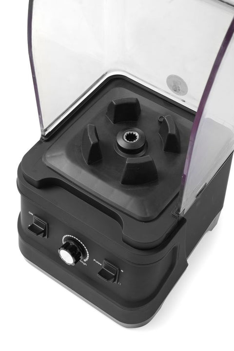 Mixer mit Schallschutzhaube, HENDI, 2,5L, Schwarz, 220-240V/1680W, 250x300x(H)540mm