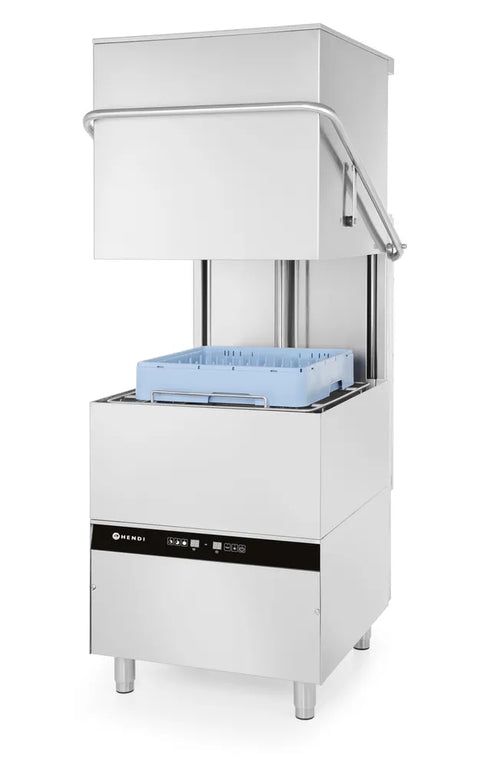 Spiralteigknetmaschine mit fixer Schüssel und 2 Geschwindigkeitsstufen - 48 L, HENDI, 128 kg/h, 48L, 400V/2200W, 480x805x(H)850mm