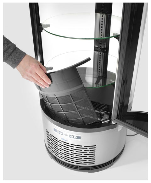 Kuchenvitrine, rund 100L