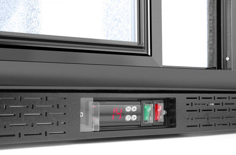 Kühlschrank hinten mit doppelten Schiebetüren