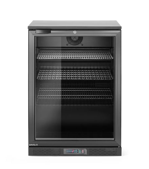 Bar-Kühlschrank eintürig, Arktic, 105L, Schwarz, 220-240V/120W, 600x530x(H)870mm