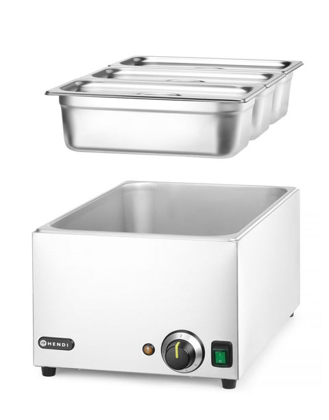 Set: Bain-Marie Ranger + 3x GN 1/3 Behälter mit Deckel