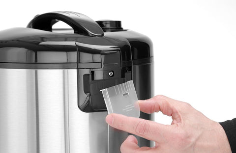 Reiskocher mit Dampfgarfunktion