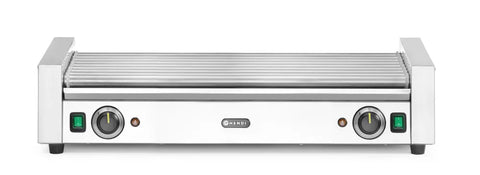 Rollengrill XL - 2 Zonen, HENDI, 14 Rollen, Silber, 220-240V/2000W, 732x590x(H)168mm