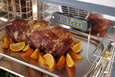 Thermometer mit einklappbarer Sonde