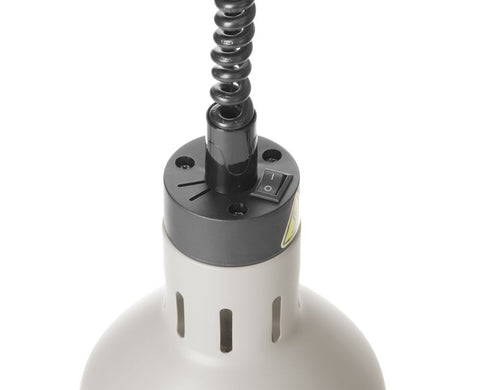 Höhenverstellbare Wärmelampe, zylinderförmig