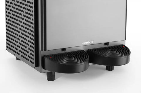 Slush-Eis-Maschine 2x12 L, Arktic, 24L, Schwarz, 220-240V/710W, 415x507x(H)810mm