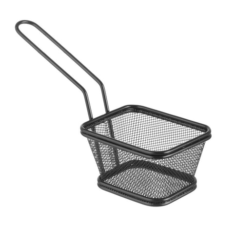 Miniatur-Frittierkörbe stapelbar, schwarz, HENDI, 105x90x(H)60mm