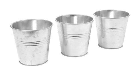 Tischeimerchen mit Untergestell, 3 Stk.