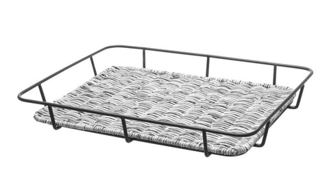 Brotkorb mit Edelstahlrand