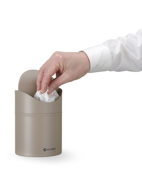 Tischabfalleimer mit Schwingdeckel