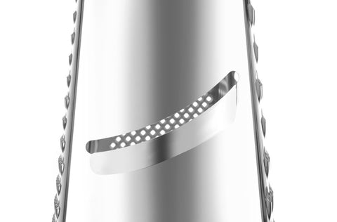 Reibe 4-seitig mit Behälter