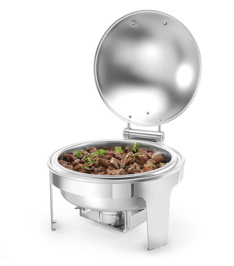 Chafing Dish rund, satiniert