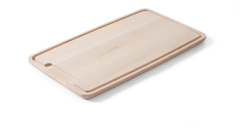 Tranchierbrett, HENDI, Holz hell, 390x230mm