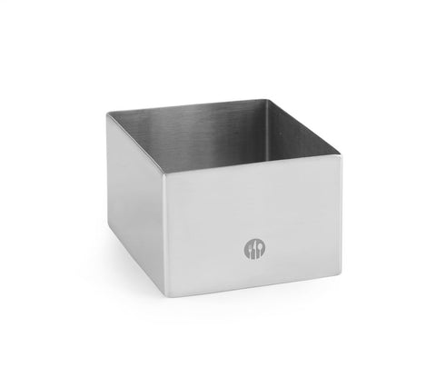 Speiseringe und Stampfer, quadratisch, HENDI, Speisering, 67x67x(H)45mm