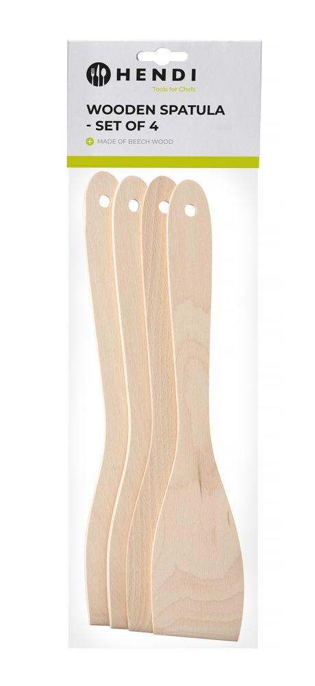 Holzspatel – 4er-Set, HENDI, 4 Stk., 300x55mm