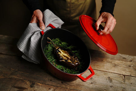 Emaillierter Gusseisentopf