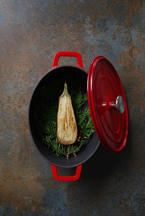 Emaillierter Gusseisentopf