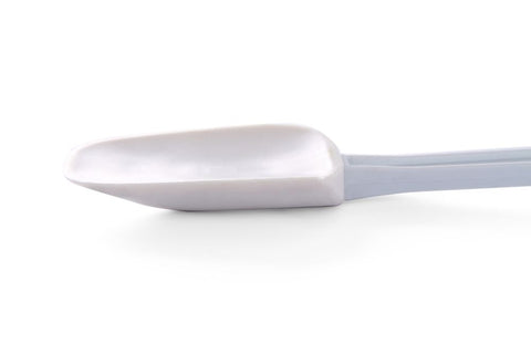 Schaberlöffel geformt, HENDI, Kitchen Line, Weiß, 254x57mm