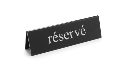 Tischschild Reserviert