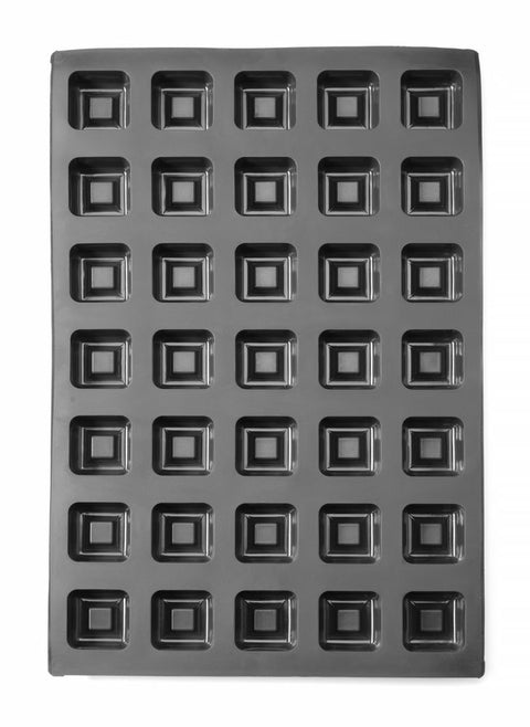Silikonform QUADRAT, 570x375x(H)25mm, Quadratisch
