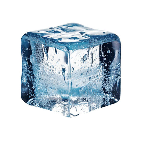 Eiswürfelform, XL-Würfel, BarUp, Blau, 170x110x(H)52mm