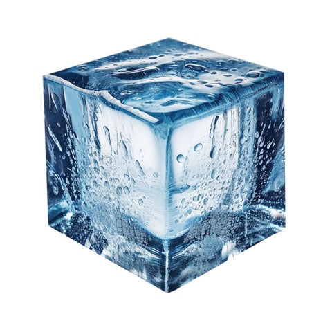Eiswürfelform, XL-Würfel, BarUp, Blau, 170x110x(H)52mm