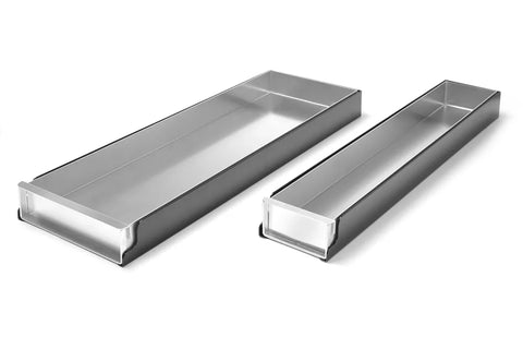 Backblech mit abnehmbarer Seitenwand, HENDI, 580x100x(H)50mm