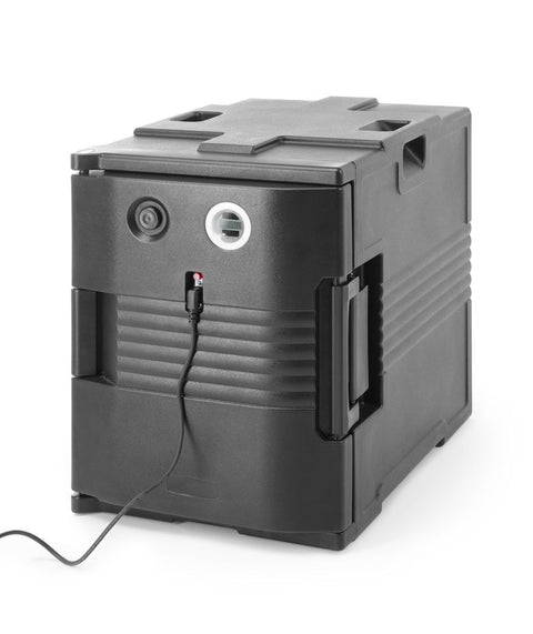 Thermo-isolierter Behälter mit Heizfunktion – Catering, AmerBox, GN 1/1, 220-240V/200W, 477x680x(H)620mm