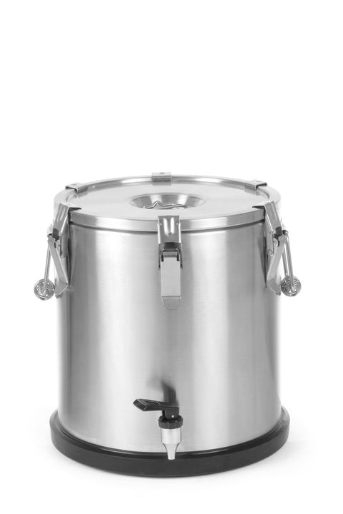 Isolierter tragbarer Behälter - mit Ablasshahn