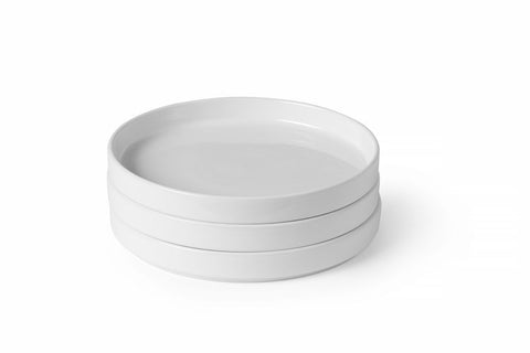 Teller Oslo, mit hohem Rand, HENDI, Oslo, Weiß, ⌀240x(H)26mm