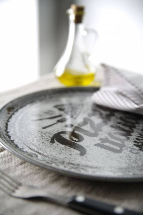 Pizzateller Recipe Collection Schwarz, HENDI, Schwarz, ⌀330mm