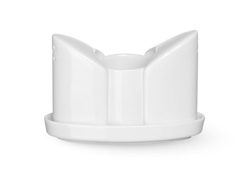 Salz- und Pfefferstreuer-Set mit Zahnstocherhalter