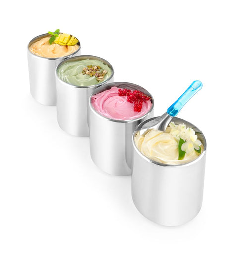 Eiscremebehälter, rund