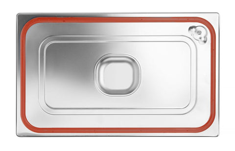 Gastronorm-Deckel mit Silikonrand, HENDI, Profi Line, GN 1/1, 530x325mm