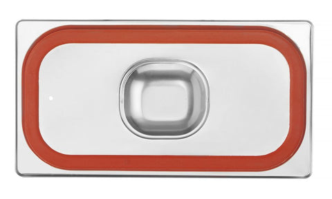 Gastronorm-Deckel mit Silikonrand, HENDI, Profi Line, GN 1/3, 325x176mm