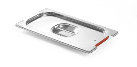 Deckel mit Griffaussparung und Silikonrand