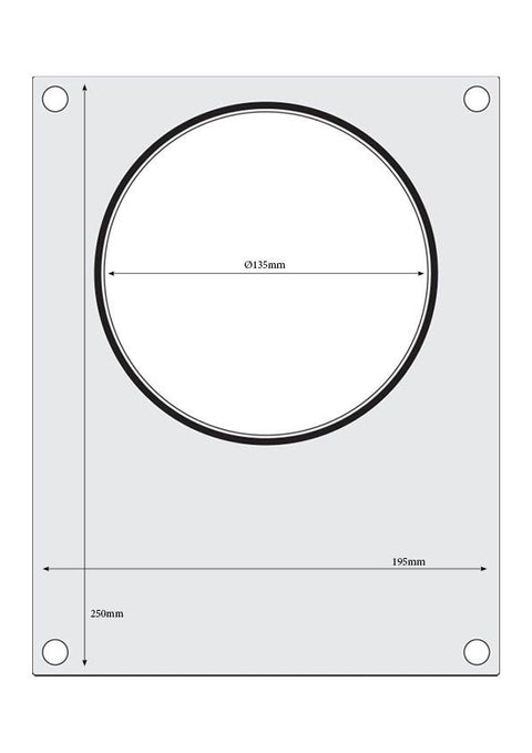 Matrize für Versiegelungsmaschine, HENDI, ein runder Behälter (ø165 mm)