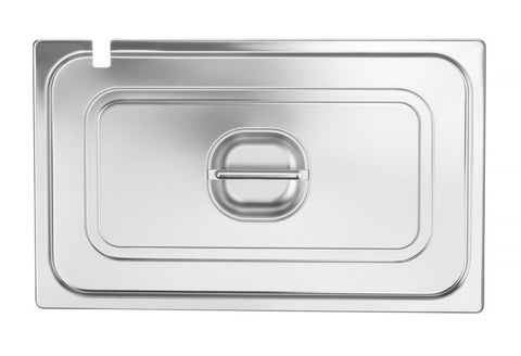 Gastronorm-Deckel mit Löffelaussparung, HENDI, Profi Line, GN 1/1, 530x325mm