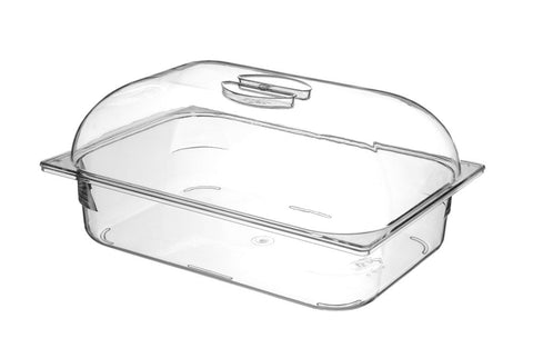 Eiscreme-Behälter Polycarbonat, HENDI, 5L, Transparent, 360x250x(H)80mm